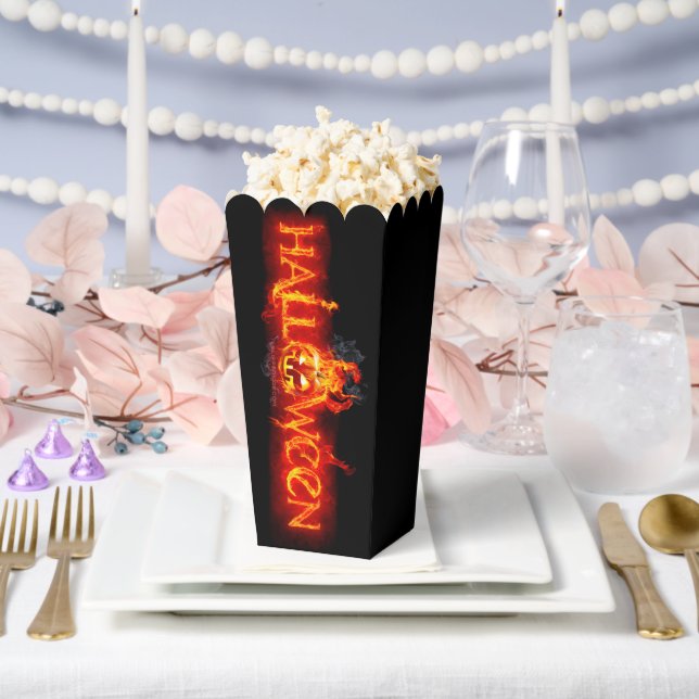 SlipperyJoe's Halloween massive fiery lettering ca Favour Box (Wedding)
