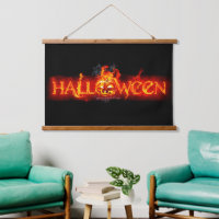SlipperyJoe's Halloween massive fiery lettering ca
