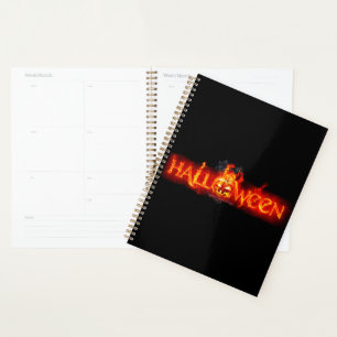 SlipperyJoe's Halloween massive fiery lettering ca Planner