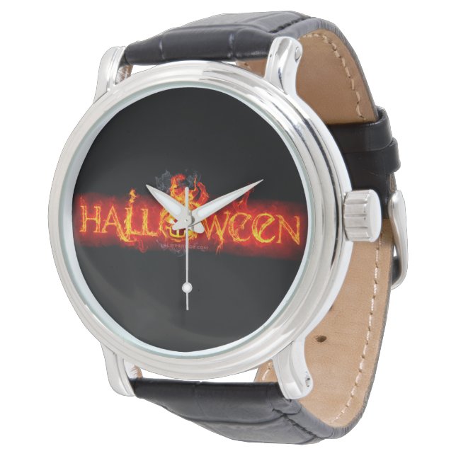 SlipperyJoe's Halloween massive fiery lettering ca Watch (Angled)
