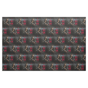 SlipperyJoe's Halloween pale vampiric figure fangs Fabric