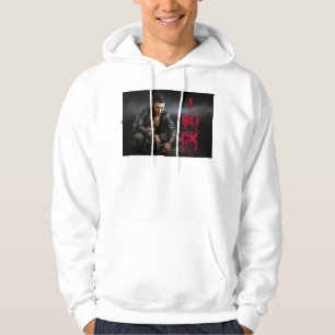 SlipperyJoe's Halloween pale vampiric figure fangs Hoodie