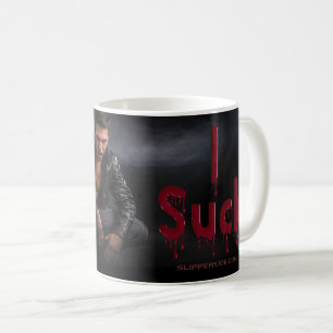 SlipperyJoe's Halloween vampire fangs suck Dracula Coffee Mug