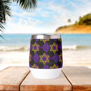SlipperyJoe's Hanukkah-themed image golden yellow