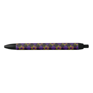 SlipperyJoe's Hanukkah-themed image golden yellow Black Ink Pen