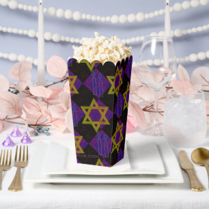 SlipperyJoe's Hanukkah-themed image golden yellow  Favour Box