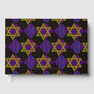 SlipperyJoe's Hanukkah-themed image golden yellow  Guest Book