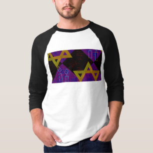 SlipperyJoe's Hanukkah-themed image golden yellow  T-Shirt