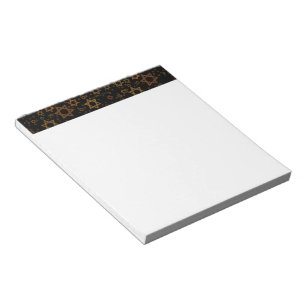 SlipperyJoe's Hanukkah-themed Star David artistic  Notepad