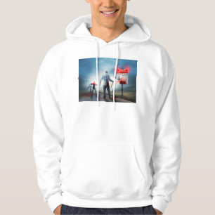 SlipperyJoe's Happy Halloween dead zombies airplan Hoodie