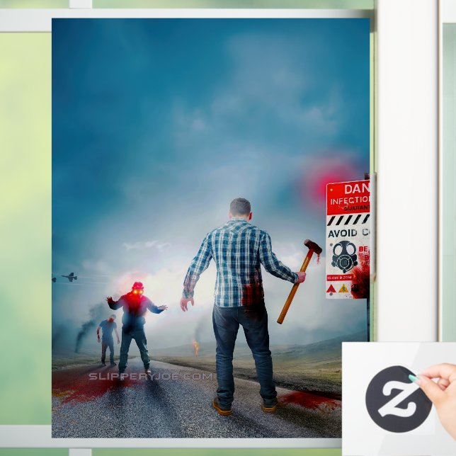 SlipperyJoe's happy Halloween glowing eyes zombies (Home)