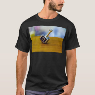 SlipperyJoe's Happy Hanukkah four-sided spinning t T-Shirt