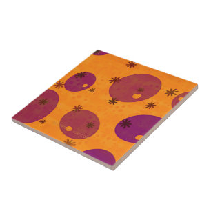 SlipperyJoe's Happy Hanukkah Jewish Hebrew jelly-f Ceramic Tile