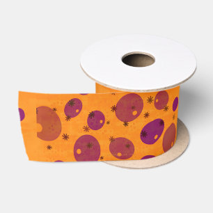 SlipperyJoe's Happy Hanukkah Jewish Hebrew jelly-f Satin Ribbon