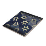 SlipperyJoe's Happy Hanukkah multiple Star of Davi Ceramic Tile<br><div class="desc">SlipperyJoe's Happy Hanukkah multiple Star of David symbols artistic Celebration Jewish Hebrew Chanukah gifts decorations Judaism religion significant symbol relevant cultural religious contexts various hexagonal shapes dark blue purple hues dark abstract background layered textured appearance</div>