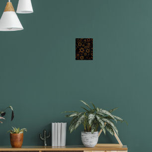 SlipperyJoe's Happy Hanukkah multiple Stars of Dav Poster