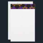 SlipperyJoe's Happy Hanukkah Star of David menorah Stationery<br><div class="desc">SlipperyJoe's Happy Hanukkah Star of David menorah Dreidel artistic Celebration Candles Jewish Hebrew Chanukah gifts decorations Judaism religion culture religious practices traditions geometric symbolic design depth contrast order symmetry</div>