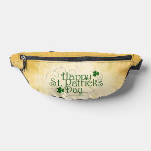 SlipperyJoe's Happy St. Patrick's Day holiday Iris Bum Bags