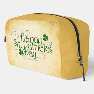 SlipperyJoe's Happy St. Patrick's Day holiday Iris Dopp Kit