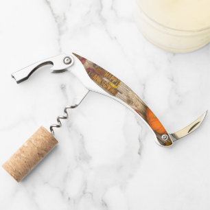 SlipperyJoe's Happy Thanksgiving pumpkin dried lea Corkscrew