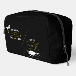 SlipperyJoe's high-contrast physics gag bold arrow Dopp Kit