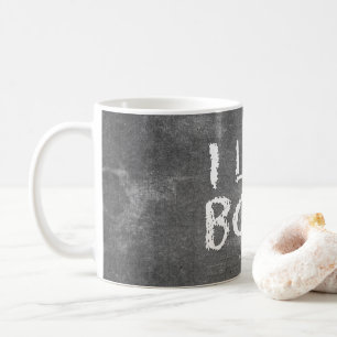SlipperyJoe's I Like Boys dirty chalkboard dark te Coffee Mug