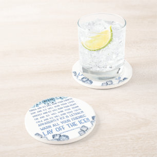SlipperyJoe's ice alcohol vodka rum cola whiskey Coaster