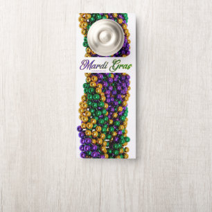 SlipperyJoe's iconic Mardi Gras–themed image elega Door Hanger