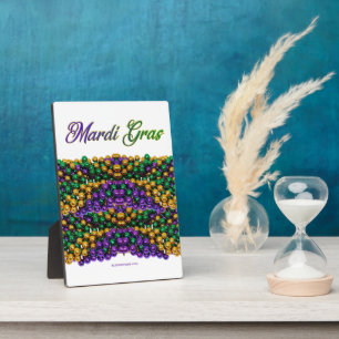 SlipperyJoe's iconic Mardi Gras–themed image elega Plaque