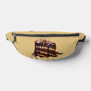 SlipperyJoe's indulgent multi-layer chocolate cake Bum Bags