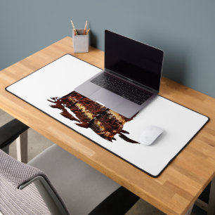 SlipperyJoe's indulgent multi-layer chocolate cake Desk Mat