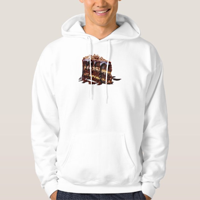 SlipperyJoe's indulgent multi-layer chocolate cake Hoodie (Front)