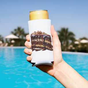 SlipperyJoe's indulgent multi-layer chocolate cake Seltzer Can Cooler