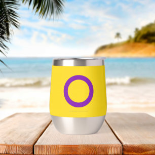 SlipperyJoe's Intersex pride flag yellow backgroun