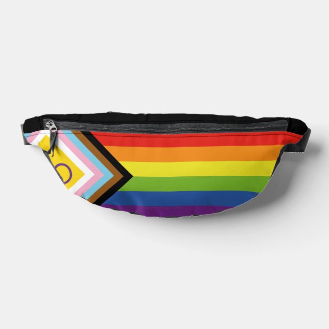 SlipperyJoe's Intersex pride flag yellow backgroun Bum Bags (Lay Down)
