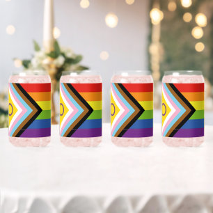 SlipperyJoe's Intersex pride flag yellow backgroun Can Glass