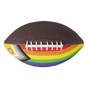 SlipperyJoe's Intersex pride flag yellow backgroun Football