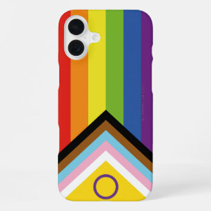 SlipperyJoe's Intersex pride flag yellow backgroun iPhone 16 Plus Case