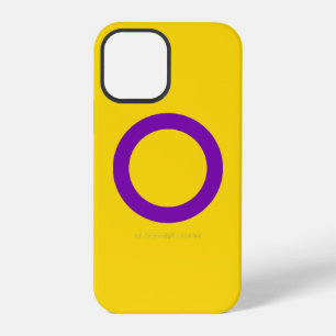 SlipperyJoe's Intersex pride flag yellow backgroun iPhone 12 Pro Case