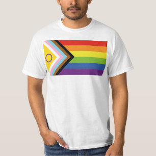 SlipperyJoe's Intersex pride flag yellow backgroun T-Shirt