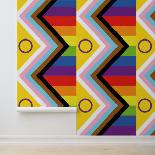 SlipperyJoe's Intersex pride flag yellow backgroun Wallpaper