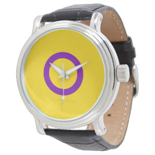 SlipperyJoe's Intersex pride flag yellow backgroun Watch