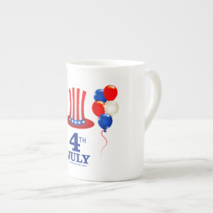 SlipperyJoe's july 4th Independence day classic Un Bone China Mug