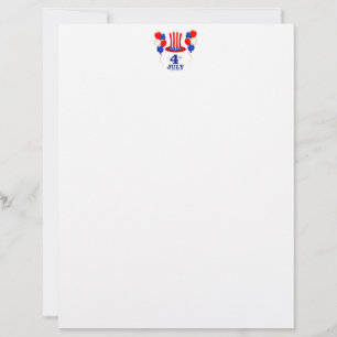 SlipperyJoe's july 4th Independence day classic Un Custom Letterhead