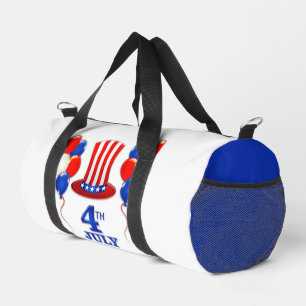 SlipperyJoe's july 4th Independence day classic Un Duffle Bag