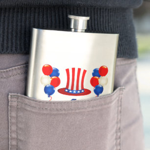 SlipperyJoe's july 4th Independence day classic Un Hip Flask