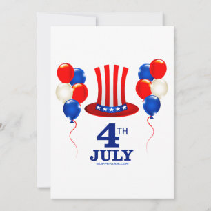 SlipperyJoe's july 4th Independence day classic Un Holiday Card
