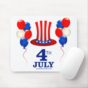 SlipperyJoe's july 4th Independence day classic Un Mouse Pad