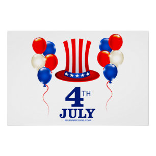 SlipperyJoe's july 4th Independence day classic Un Poster