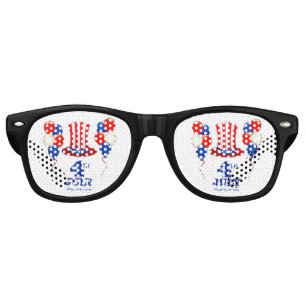 SlipperyJoe's july 4th Independence day classic Un Retro Sunglasses